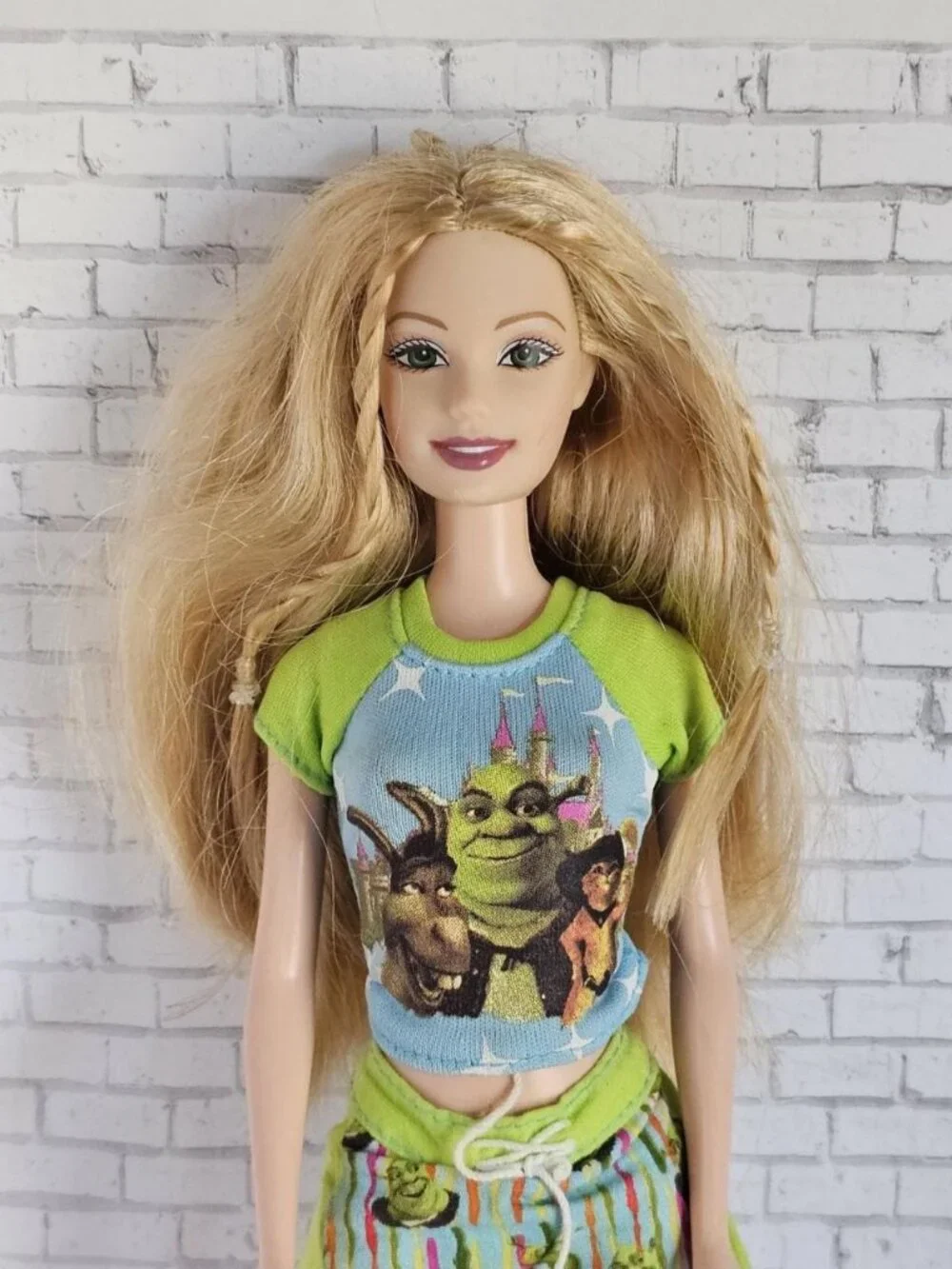 Mattel Barbie DreamWorks Shrek Fashion Doll Blonde 2004 Movie Collector Rare